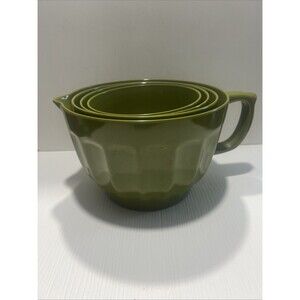 AVACADO GREEN ︱MELANINE ︱BATTER BOWL SET ︱NESTED︱SET OF  4